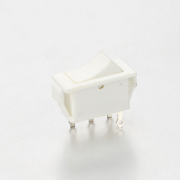 White Electrical 6P Double-Poles Double Throw Rocker Switch