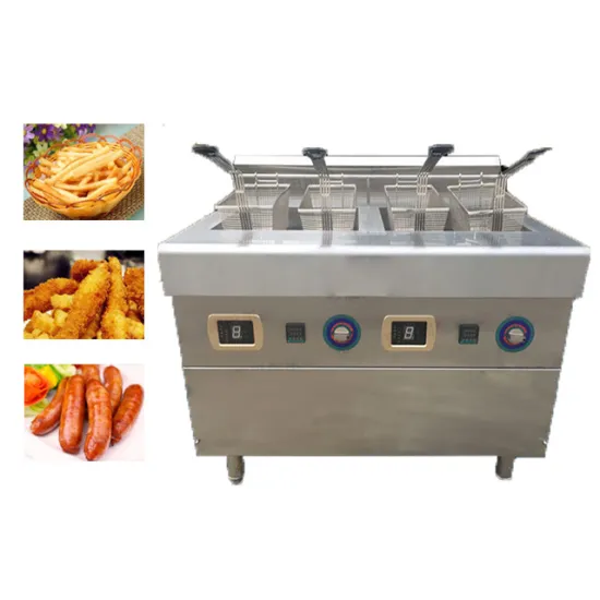 Industrial Commercial Egg Pork Rinds Potato Chips General Electric Deep French Fries Fryer Flying Machine