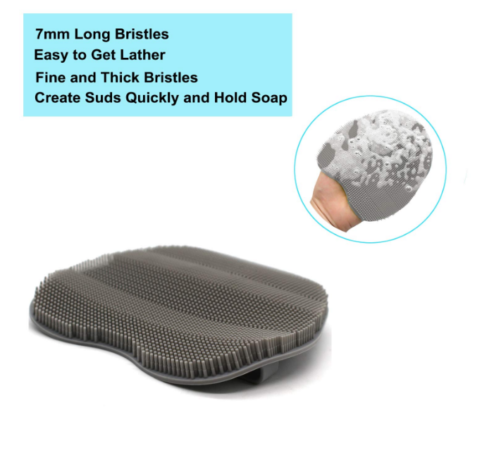 Silicone Bath Scrubber Brush