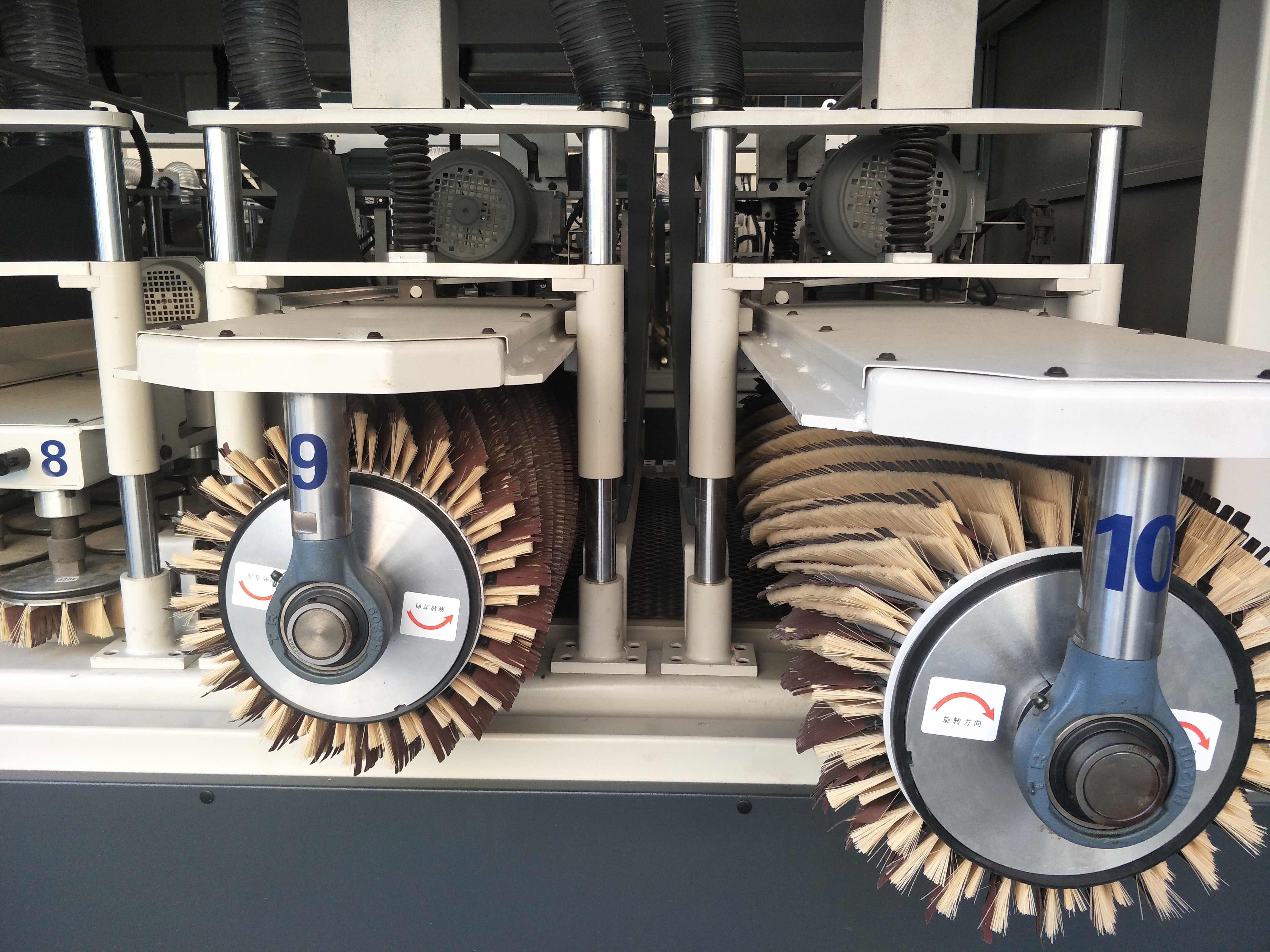 Wood board frame line sanding machine
