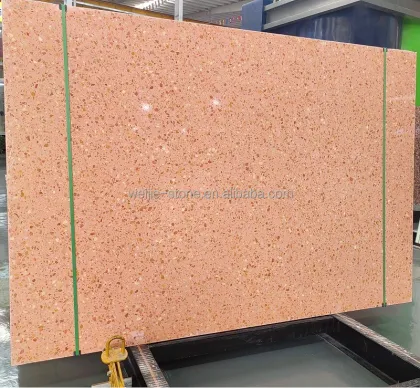 High Quality Brown Artificial Terrazzo Stone for Kitchen Countertops