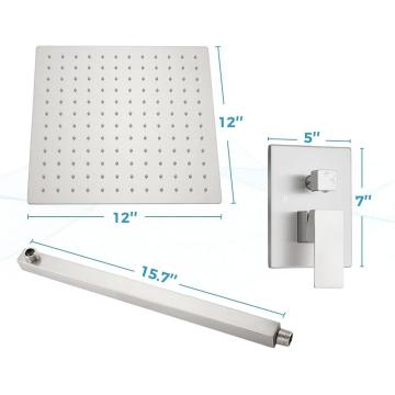 High Pressure Rain Shower Faucet Combo Set