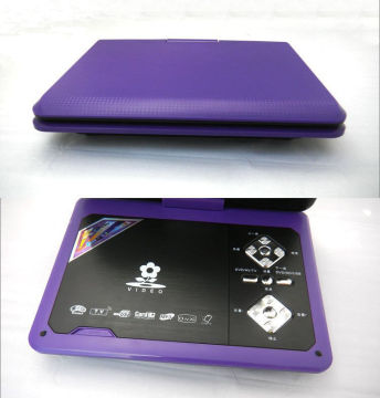 1024 * 600 Pixels 9 Inch Portable Dvd Player With Usb / Sd / Tv / Game