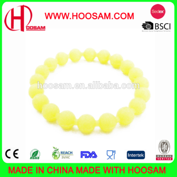 Hot Sale Beads Silicone Bracelet