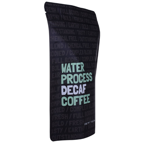 Glidelåslås Matt Black Stand up Coffee Pouch