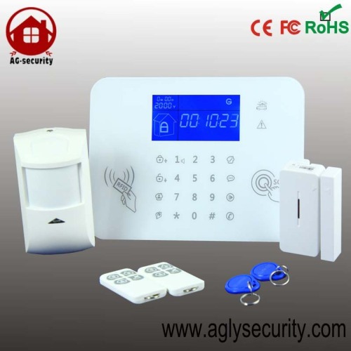 Touch Screen Pstn And Gsm Network Rfid Gsm Alarm System, High Quality ...