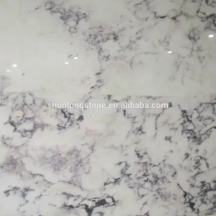Zi White Marble tile slab