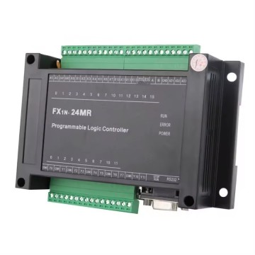 RS485 Programmable Logic Controller FX1N-24MR 24MT Analog Quantity PLC