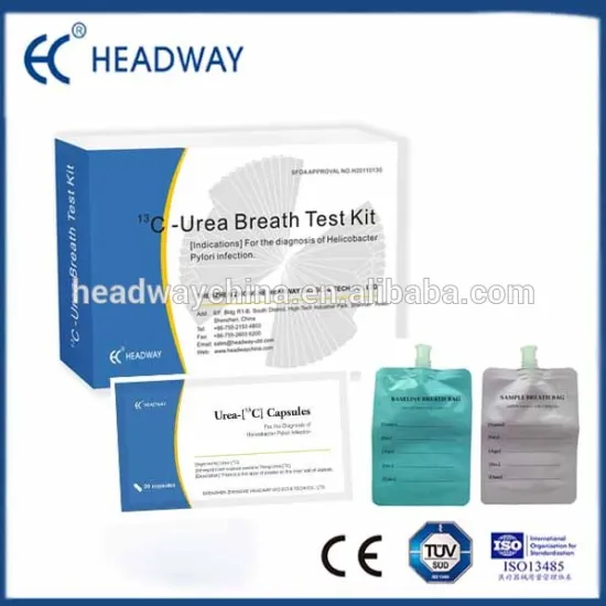 UBT H.pylori Breath Test Kits and Analyzers,Non-invasive and accurate for h.pylori diagnosis