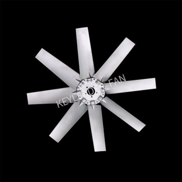 8 blades Aluminum fan impeller for air compressor