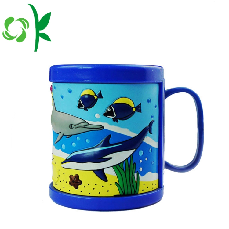 Silicone Cartoon Customized Pattern Sleeve for Cup Mug