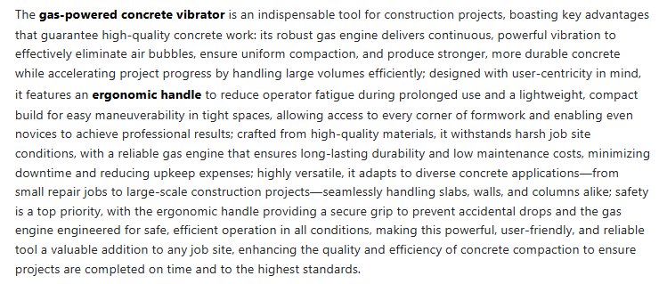 Concrete vibrator08-z