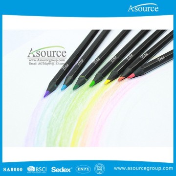 China Art Supplies Black Wood Color Pencil with Top Quality