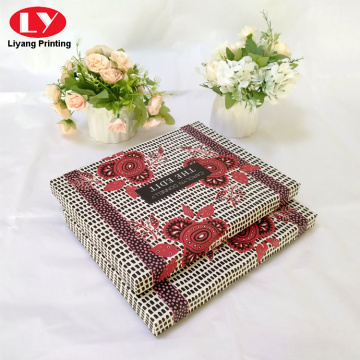 Customise Printed Silk Scarf Gift Box Luxury