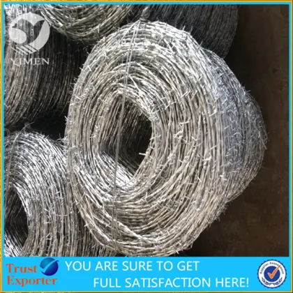 galvanized barbed wire/PVC barbed wire fence,barbed wire