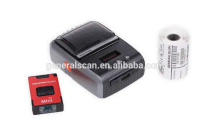GS Android bluetooth barcode printer mini Direct Thermal barcode printer IOS printer