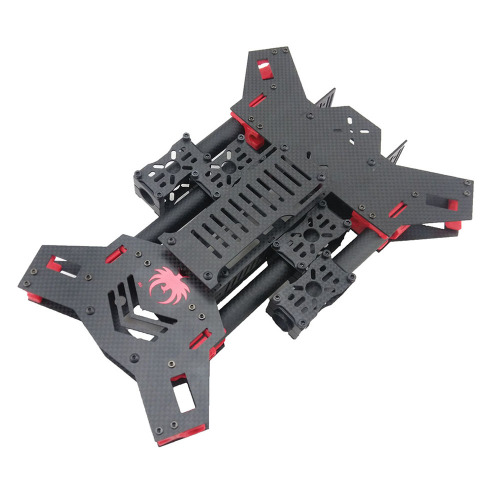 Telaio H4 pieghevole in fibra di carbonio Quad Copter