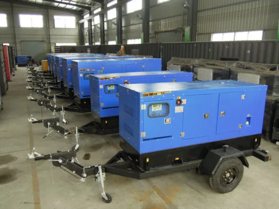 24kw - 800kw Trailer Generator Diesel Genset With 10 Hours Fuel Tank