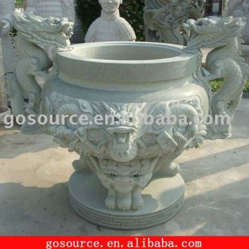 stone dragon incense burners