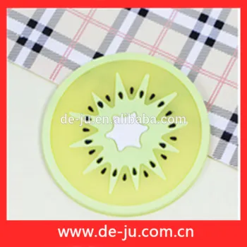 Heart Protection Silicone Kiwi Fruit Shape Coffee Table Protector