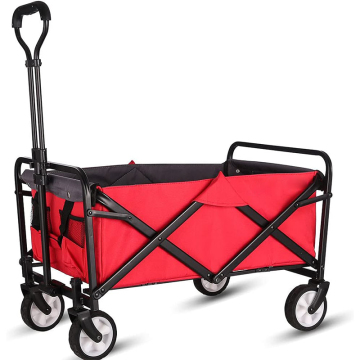 Collabsible 220 Pfund Kapazität Campingwagen - Tragbarer Utility Cart für Strand und Lebensmittelgeschäft