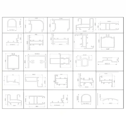 Ethiopia Market Aluminium Profile for Alco-5 system