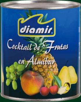 canned fruit cocktail in syrup