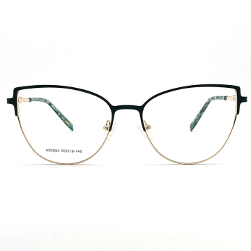 DM3054 Mode metalloptische Brille für Frauen