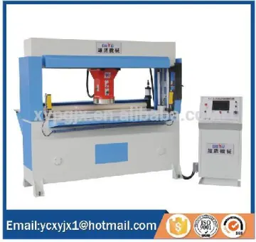 hot sale CNC control hydraulic clicker press cutting/shoe cutting press machine