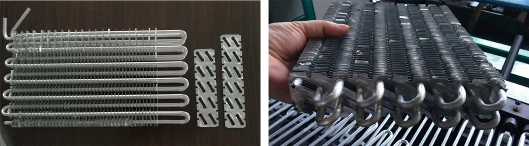 エクスチェンジャー油圧パンチングフィン挿入パイプエキスパンダー生産ライン