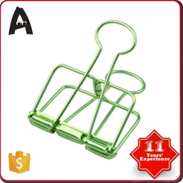 Fine appearance factory directly magnetic binder clips