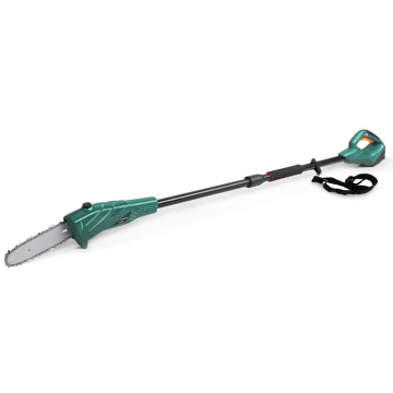 Powerful 18V Li-ion Cordless Long Reach Pole Chainsaw for Tree Branch Cutting