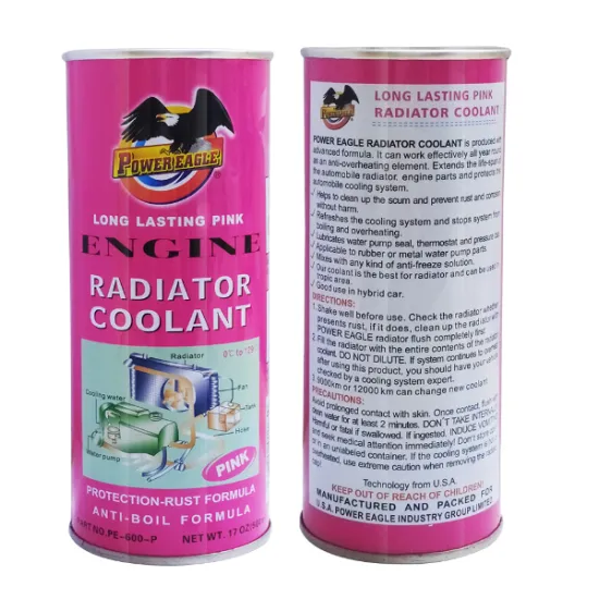 Factory Price OEM&ODM 24pcs/Ctn Long-life Antifreeze Car Radiator Coolant