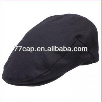 Black Blank Ivy Cap for men Wholesale