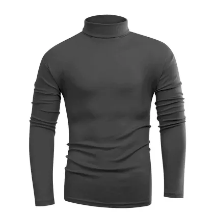 Men's Crew Neck Merino Wool Knit Base Layer Shirt
