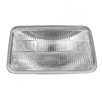Factory Wholesale 5x7 Inch Square Black Metal Semi Sealed Beam Auto Lamp Headlight