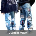 Graphic Printing Men's Denim Pants Custom