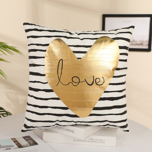 Fashion linen lattice home hotel sofa cushion cover