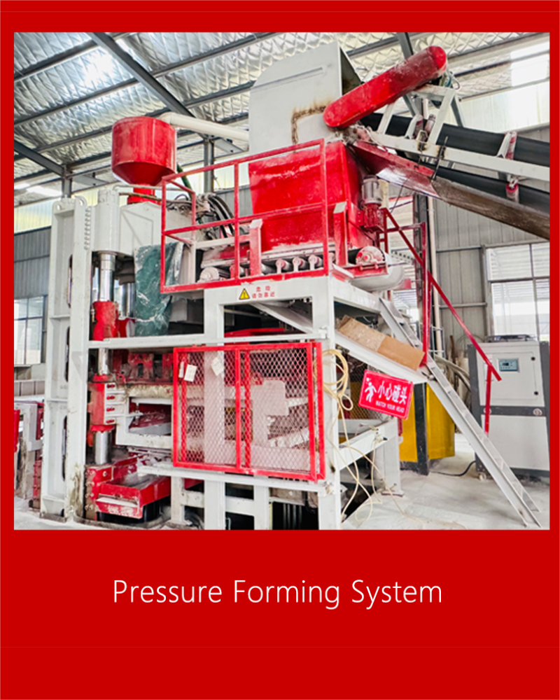 Hydraulik -Gips -Blockmaschine