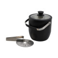 black painting double wall ice bucket