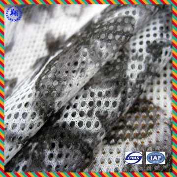 Customized Sublimation Print Mesh Sportswear Fabric