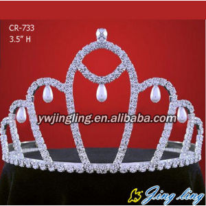 Cheap wholesale pageant crown wedding accessories tiara