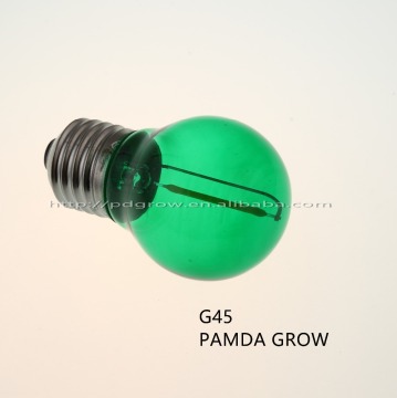 Led G45 Color bulb SMD 1W E27/B22 Red Green Blue Yellow White LED color light for christmas tree