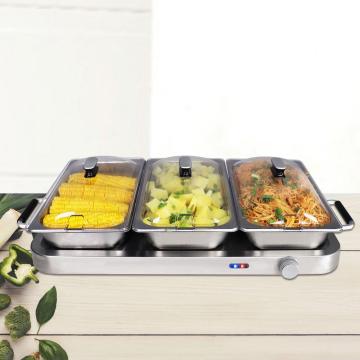 Conjunto mais quente de alimentos buffet de 300 watts