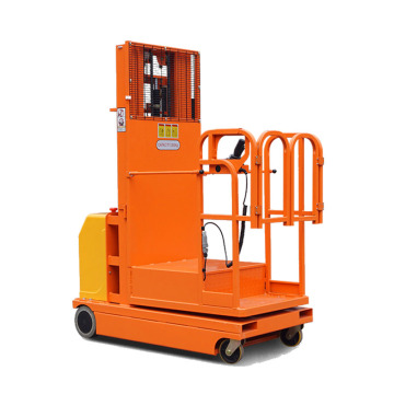 High Lift Electric Order Picker Forklift for Mini Wholesale in Warehouses