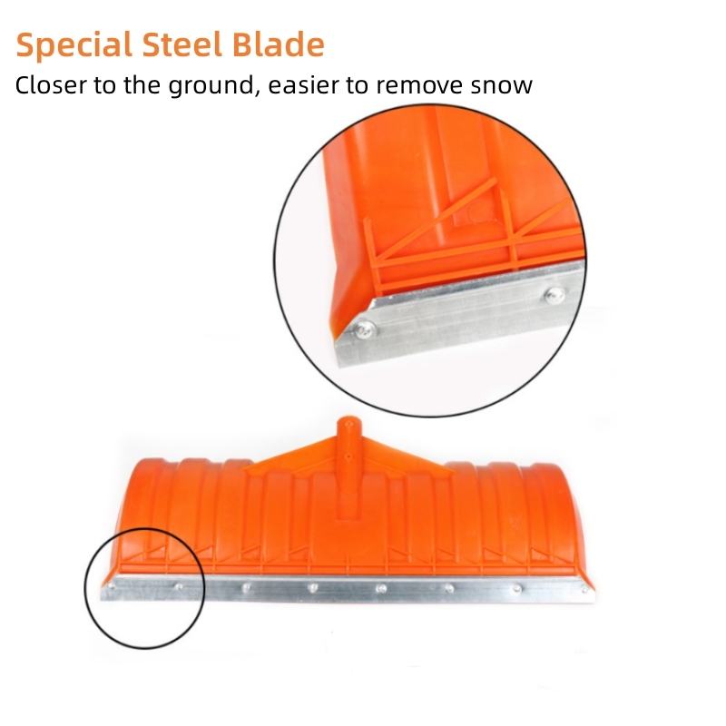 High Quality snow shovel with long steel handle/long handle snow shovel/square snow shovel
