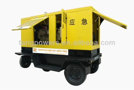 Silent Diesel electric generator with trailer supplier of power