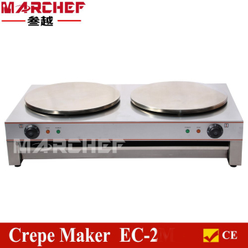 ダブルコマーシャルエレクトリックパンケーキメーカー。CrepeMaker.waffleMaker