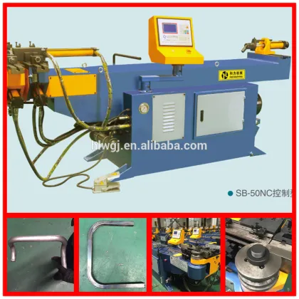 90 degree metal g i pipe bending machine
