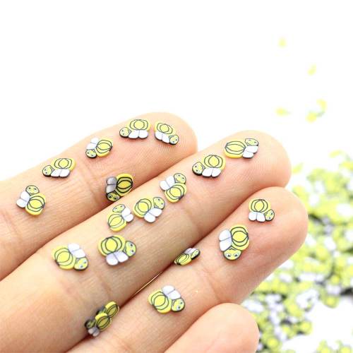 500g sehr niedlichen neuen Polymer Clay Winzige Tierhonigscheiben Nail Art DIY Zubehör Designs Schleimfüller Diy Großhandel